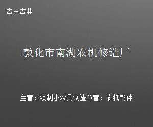 敦化市南湖农机修造厂